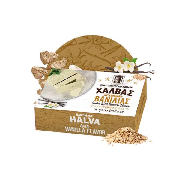 greek vanilla flavor halva